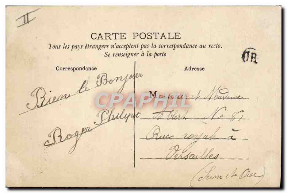CPA Fantaisie Prenom Albert  — Rückseite