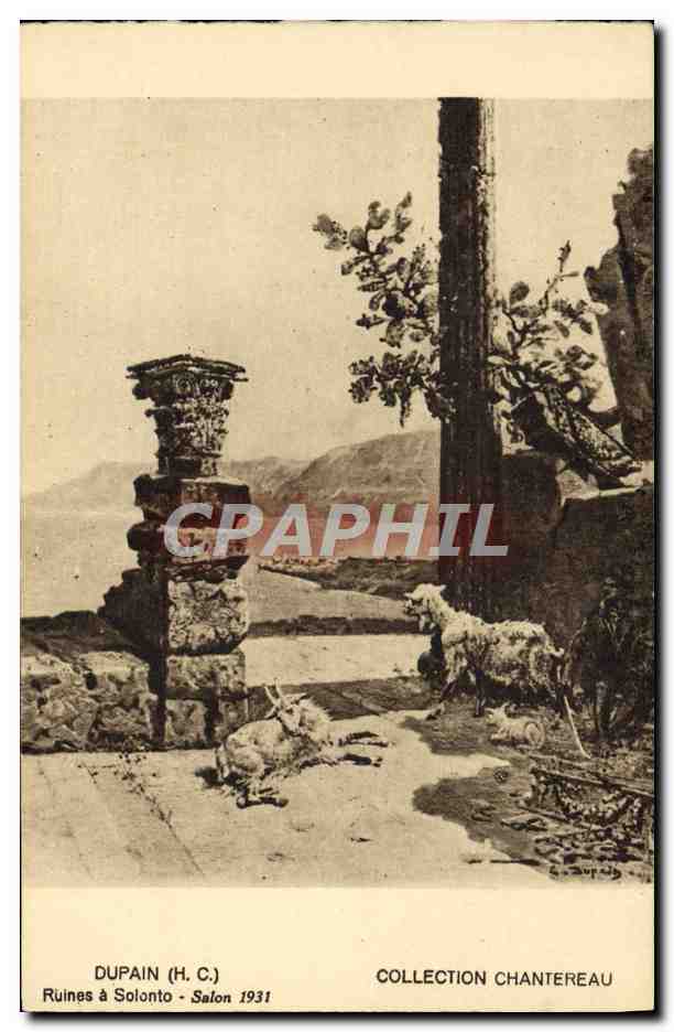 CPA Chevre Dupain Ruines a Solonto Ssalon 1931 Chantereau