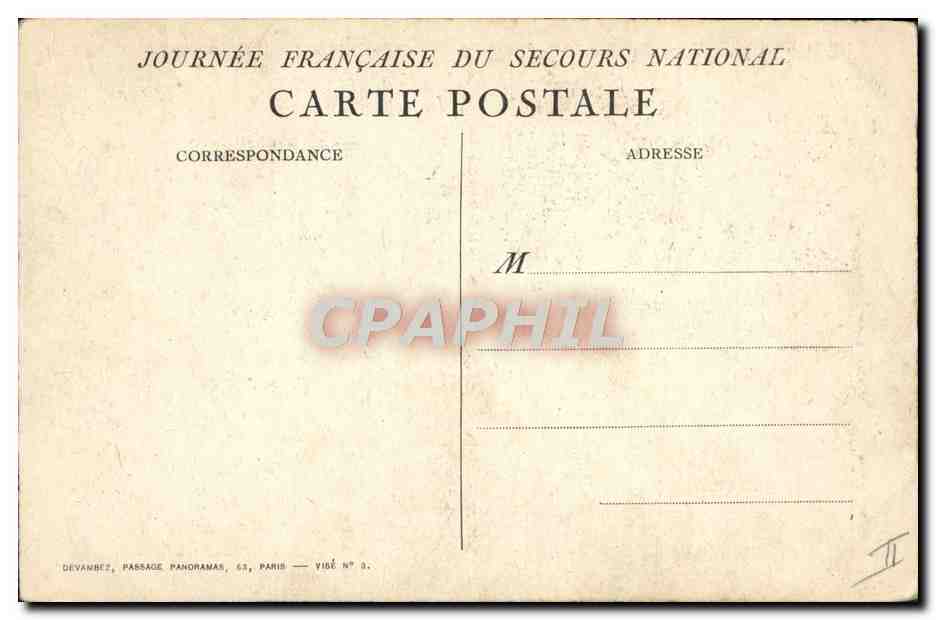 CPA Fantaisie Illustrateur Leandre — Verso