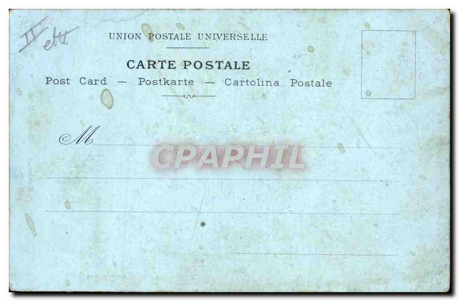 CPA Fantaisie Illustrateur Lessieux Monaco Le palais — Rückseite