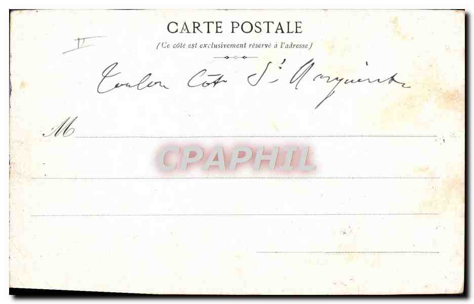 CPA Fantaisie Illustrateur Toulon Cote Ste Marguerite Lessieux  — Rückseite