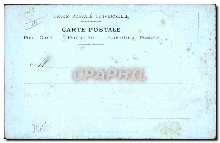 CPA Fantaisie Illustrateur Lessieux Cannes Le Mont Chevalier  — Rückseite