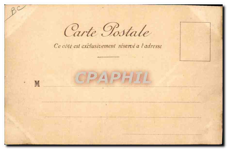 CPA Fantaisie Illustrateur Lessieux Cap Martin Allee du bord de mer  — Verso