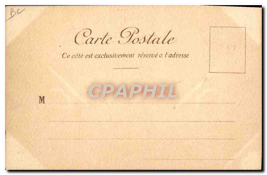 CPA Fantaisie Illustrateur Lessieux Cap Martin Les recifs et le Grand Hotel — Rückseite