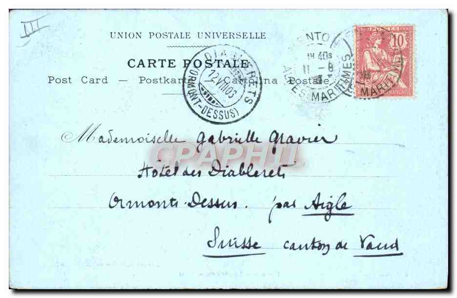 CPA Fantaisie Illustrateur Lessieux Monaco Le rocher  — Rückseite