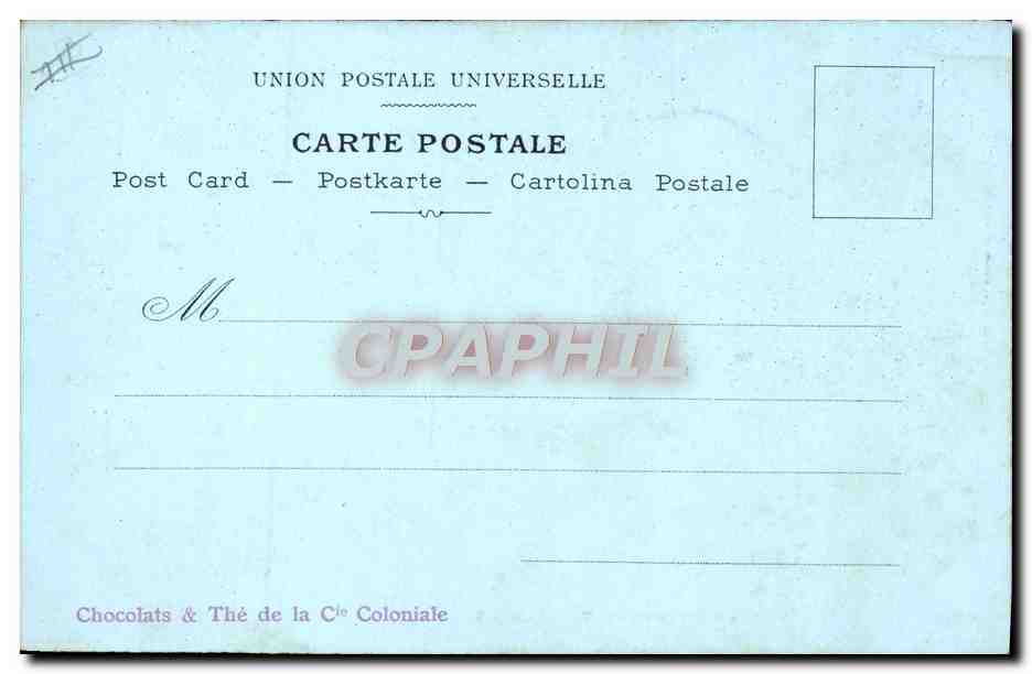 CPA Fantaisie Illustrateur Lessieux La Bocca et les Monts de l'Esterel — Rückseite
