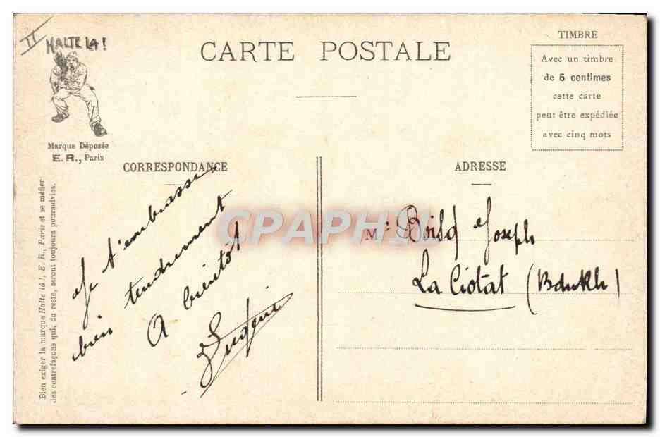 Encore 4 Jours à Tirer — E.R., Paris, Modèle déposé n°933 — Reverso