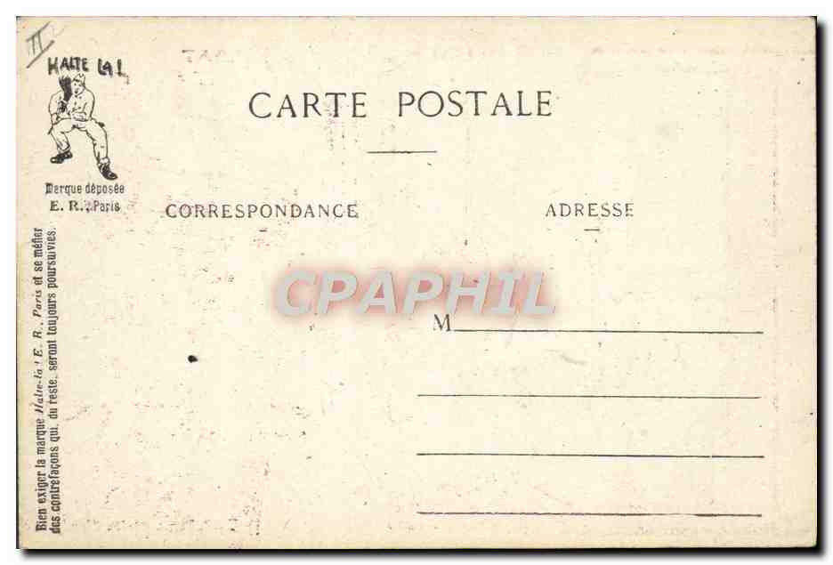L'ALPHABET DU SOLDAT — Lettre E — MBOITÉS — E. R. Paris (Marque déposée) — Reverso