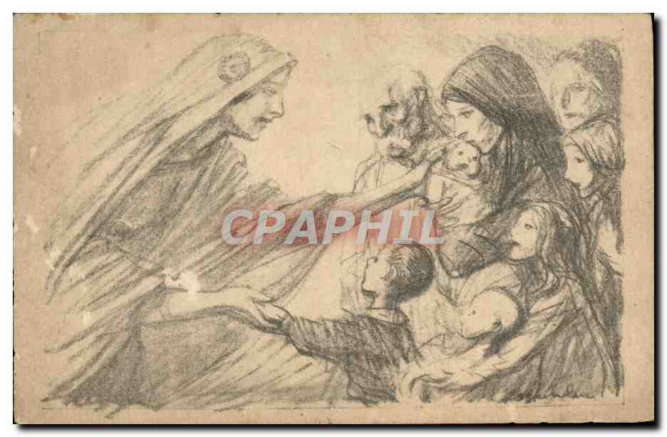 CPA Fantaisie Militaria Secours National