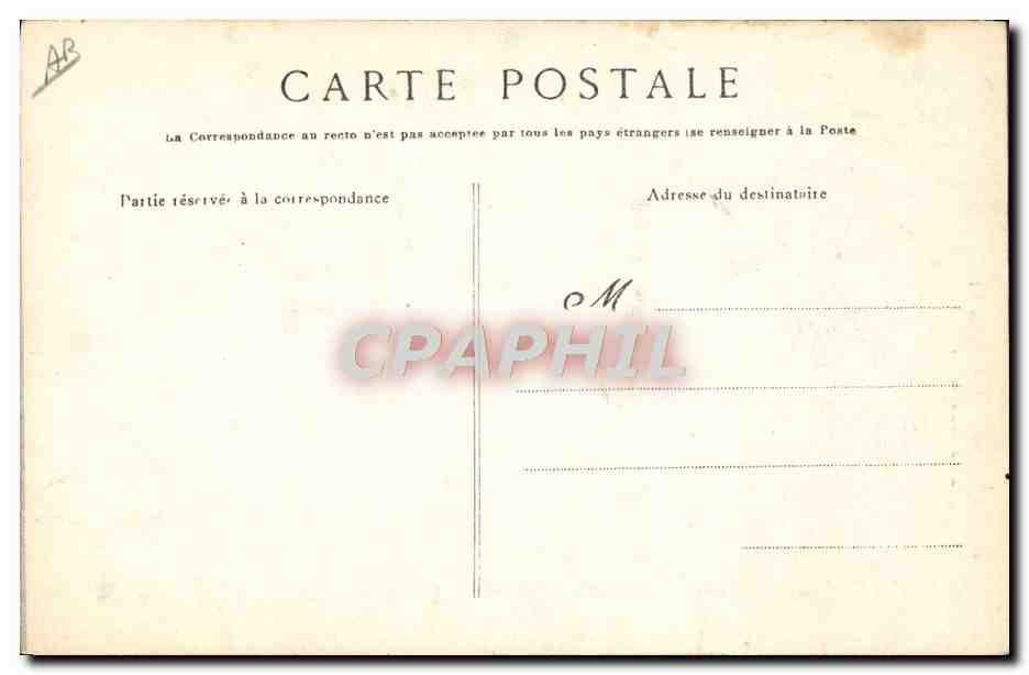 CPA Folklore Confort La signature de Monsieur le Maire — Verso