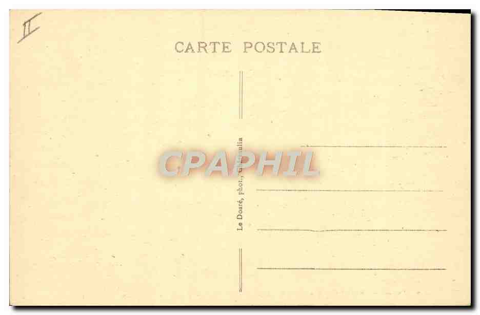 CPA Folklore Pardon de Sainte Anne la Palue Apres l'office divin un groupe de pelerins se dirigeant vers la plage  — Rückseite