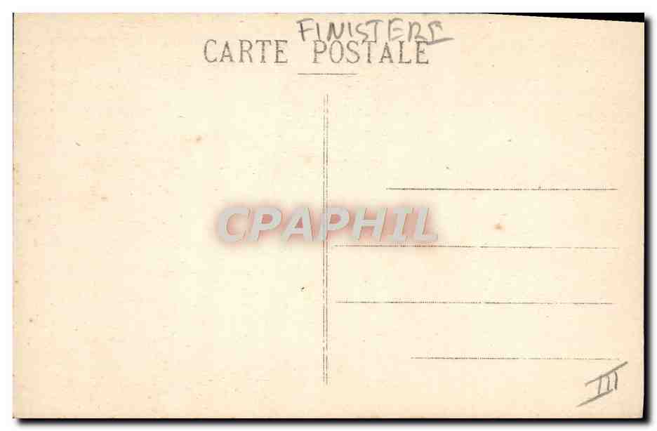 CPA Folklore Elegantes du pays de Pont L'Abbe  — Verso