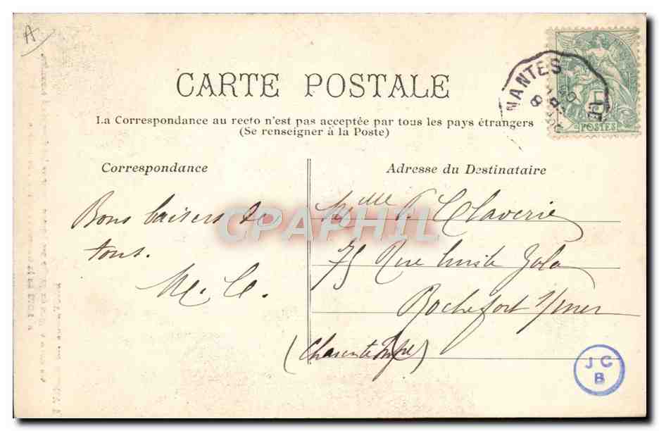 CPA Folklore L'amour en Bretagne  — Verso