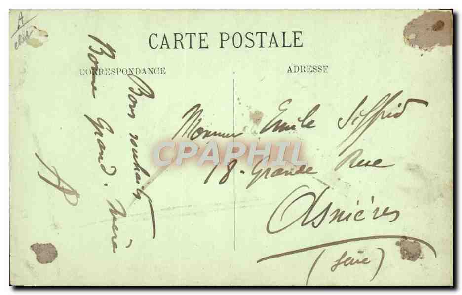 CPA Folklore Bretagne Paysannne de Comfort  — Verso