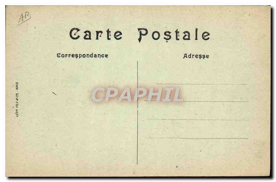 CPA Folklore Bretagne Anciens costumes bretons  — Verso