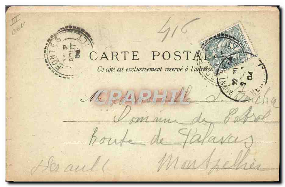 J. Chamberlain — Portrait — J. Chamberlain — Reverso