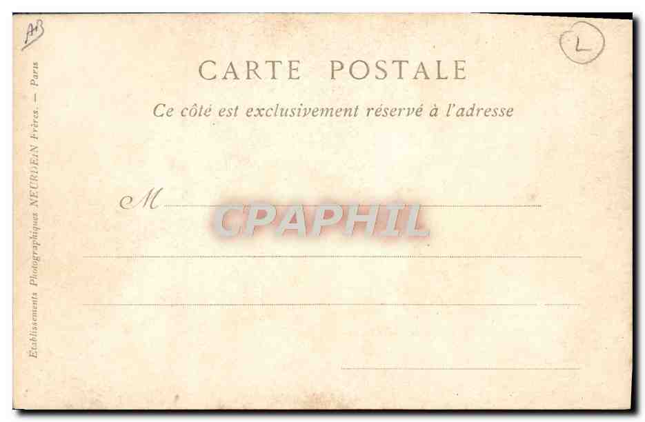 Camille Pelletan prononçant un discours — cliché C. Chasséau-Flaviens — Achterkant
