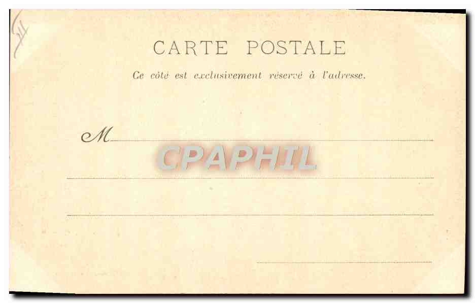 CPA Pensees profondes Plume — Verso
