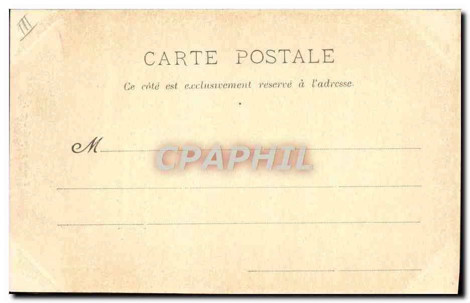 CPA Pensees profondes Corset — Verso