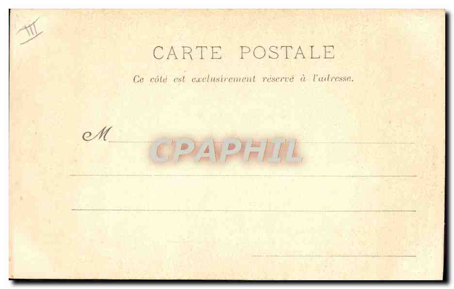 CPA Pensees profondes Scie — Verso
