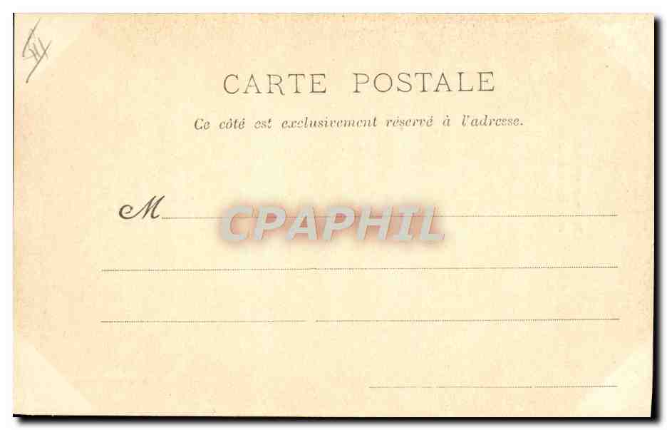 CPA Pensees profondes Bouteille — Verso