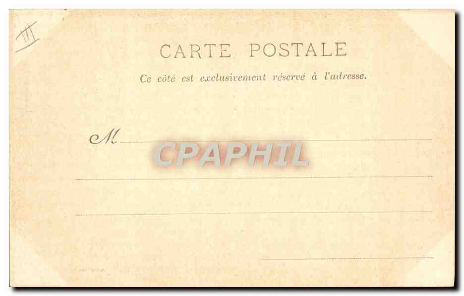 CPA Pensees profondes Balai — Verso