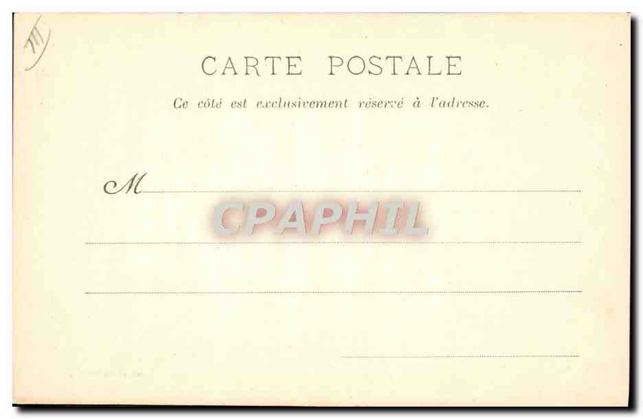 CPA Pensees profondes Plume — Verso