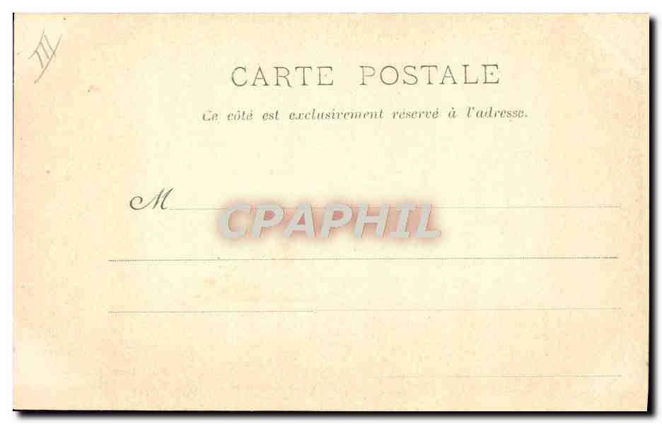 CPA Pensees profondes Cornes — Verso