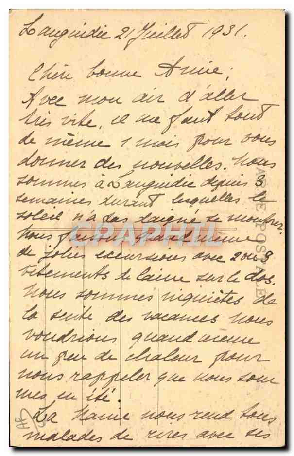 CPA Folklore Tabac Bretagne Vieux fumeur Monts d'Arrhee — Verso