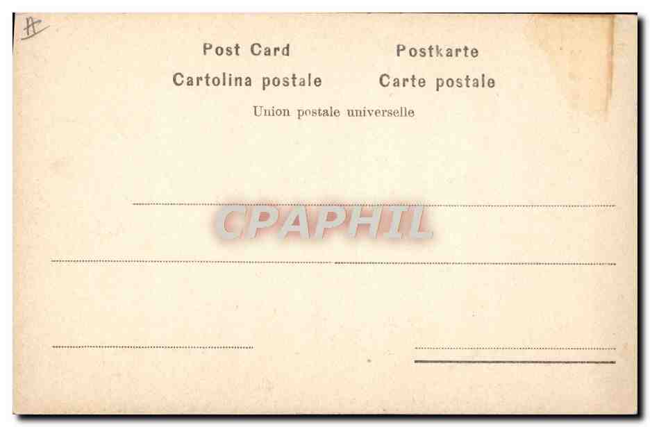 CPA Folklore Tabac Enfant Pipe  — Verso
