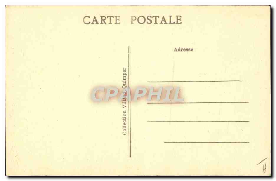 CPA Folklore Tabac Type de fumeuse bretonne de la Pointe du Raz  — Verso