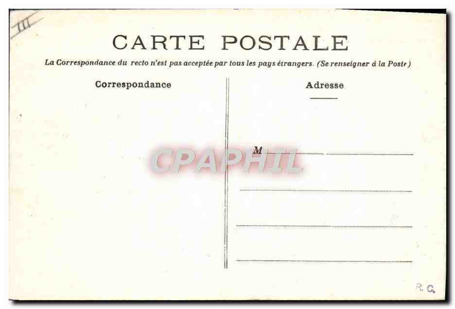 CPA Bateau Peniche Angers Pont de la Basse Chaine — Back