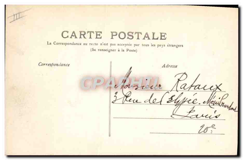 CPA Bateau Peniche Pogny Le port  — Back