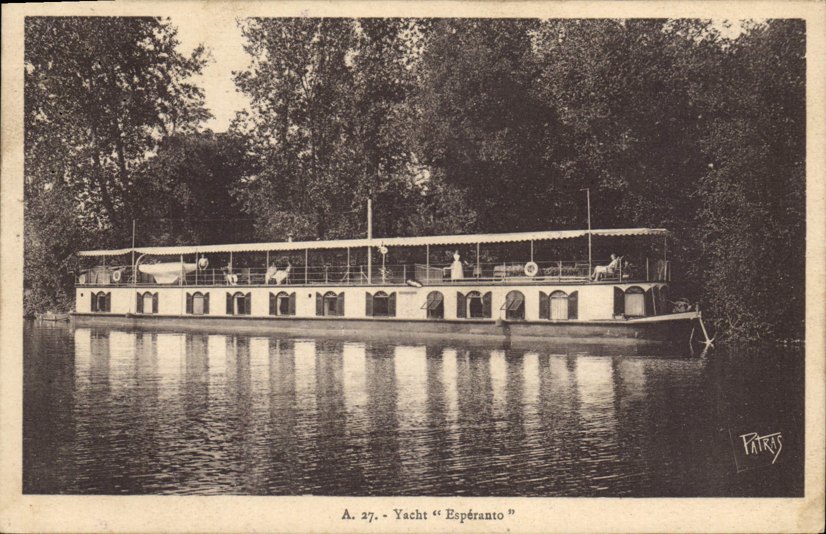 CPA Bateau Peniche Yacht Esperanto 