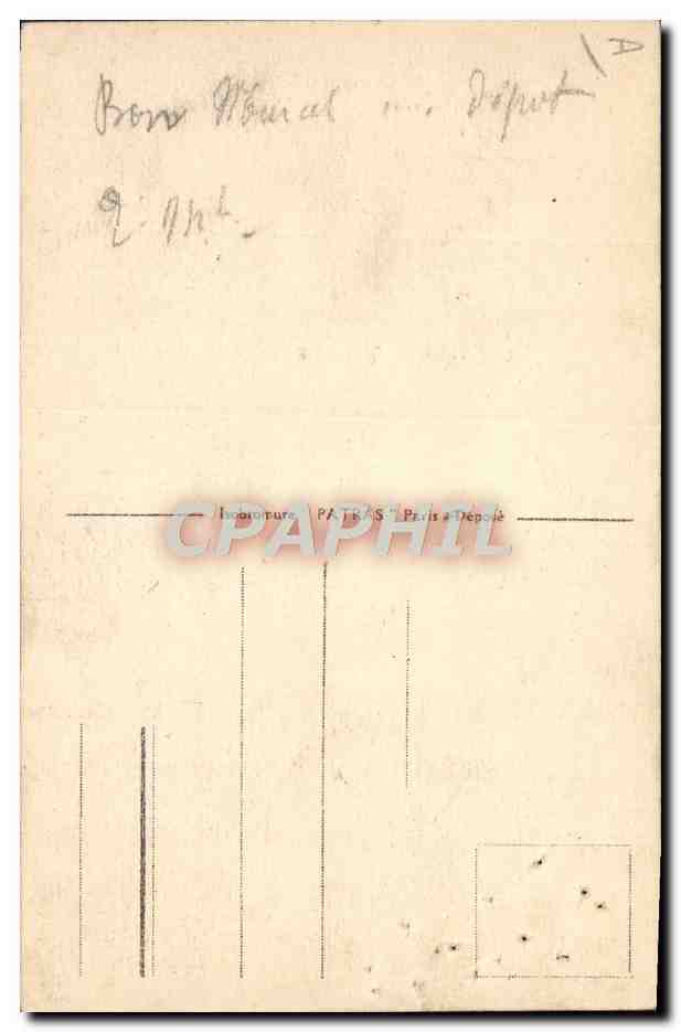 CPA Bateau Peniche Yacht Esperanto  — Back