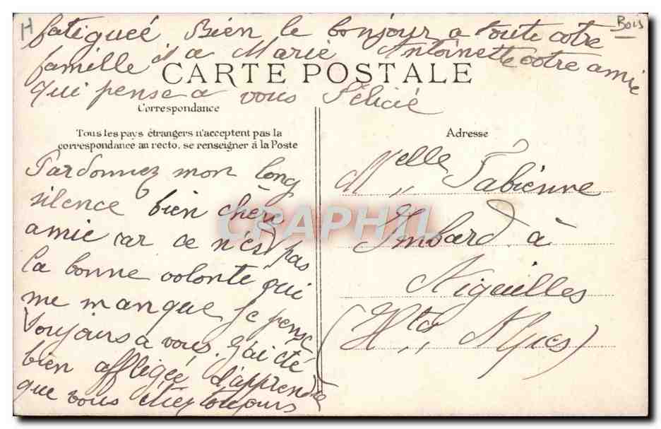 CPA Foret Folklore Loge de charbonniers TOP — Rückseite