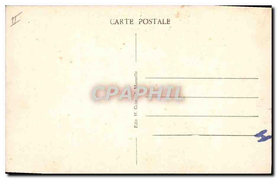 S/S Gouverneur Général GRÉVY — Paquebot de la Cie Transatlantique (par grosse mer) — Edit. H. Gimand, Marzelle — Reverso