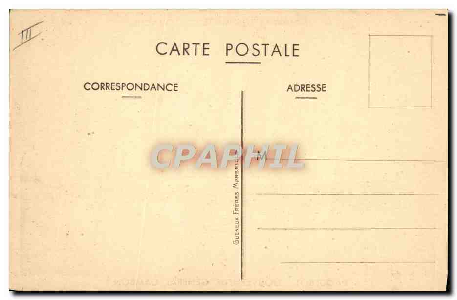 Paquebot "Gouverneur Général Cambon" — C° de Navigation Mixte (C° Touache) — Reverso