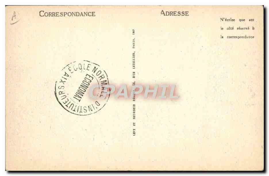 CPA Bateau Paquebot le Havre Transatlantique France  — Verso