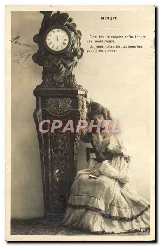 Minuit — Poème et horloge ornée — Art. X