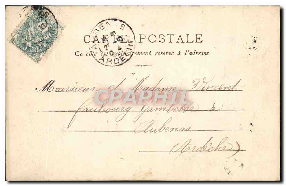 Minuit — Poème et horloge ornée — Art. X — Reverso