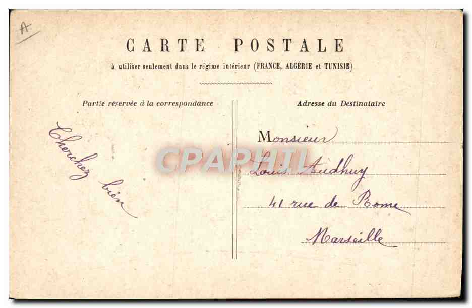 CPA Fantaisie Prenom Louis  — Rückseite
