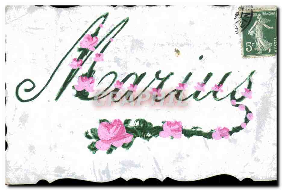 CPA Fantaisie Prenom Marius
