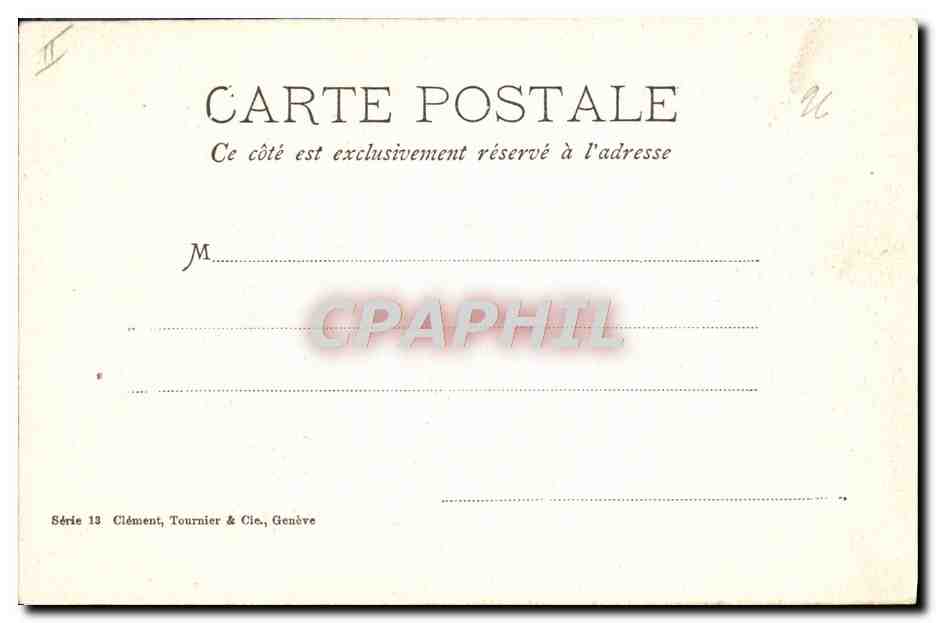 CPA Ane Mule Enfant — Rückseite