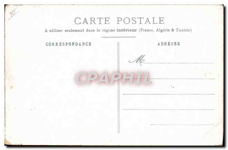 CPA Ane Mule La critique et le peintre Singe  — Rückseite