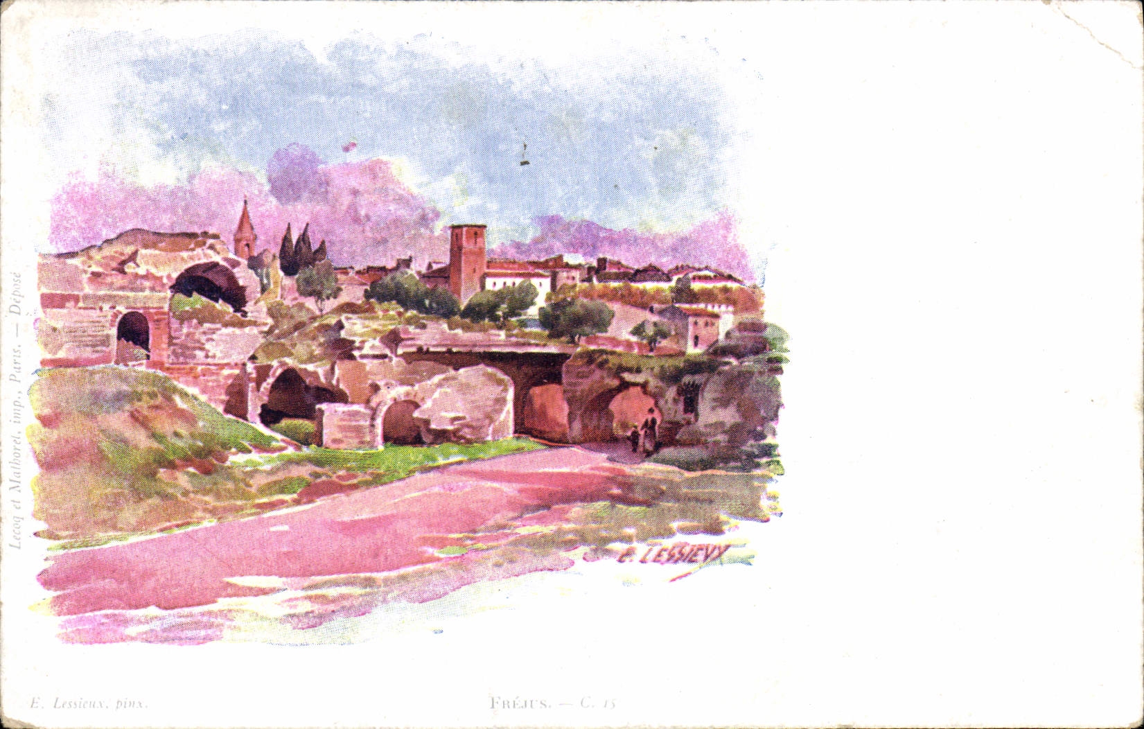 CPA Fantaisie Illustrateur Frejus