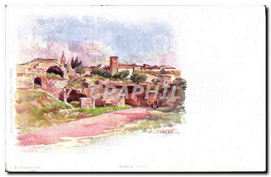 CPA Fantaisie Illustrateur Frejus 