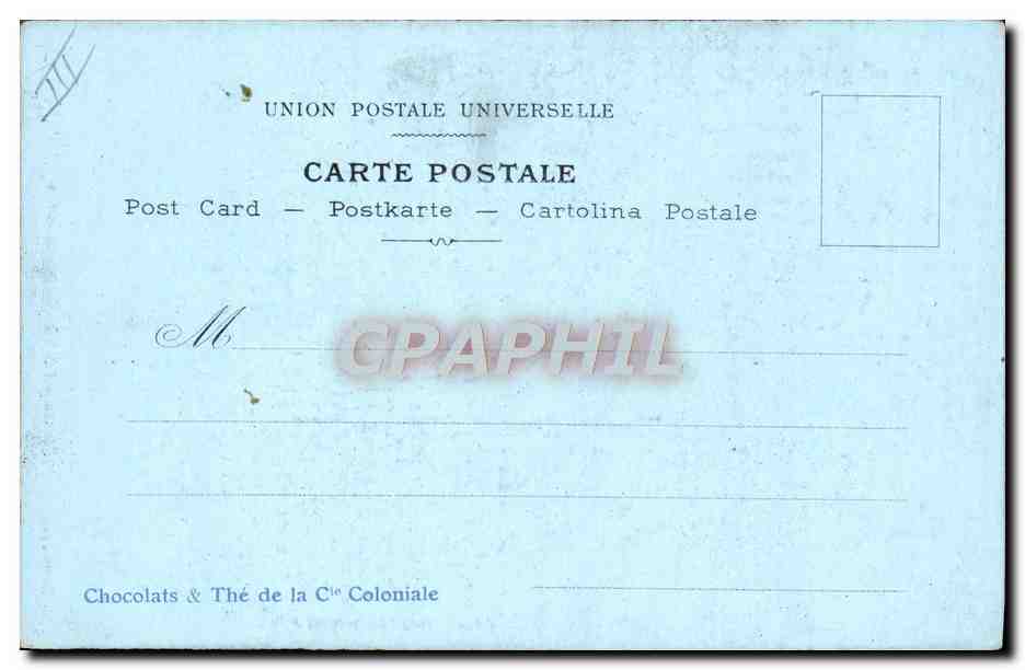 CPA Fantaisie Illustrateur Cannes Les vieilles tours  — Rückseite