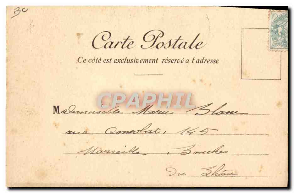 Cap Martin — Entrée de la villa de l'Impératrice Eugénie — E. Lessieux — Reverso