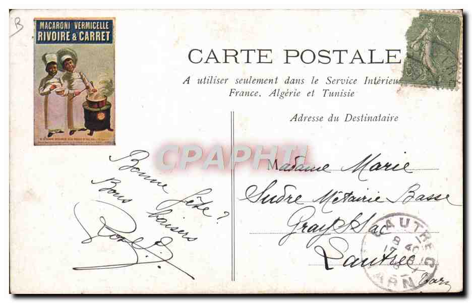CPA Fantaisie Illustrateur St Raphael Vue generale par Lessieux — Rückseite